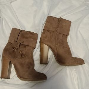 Brown booties